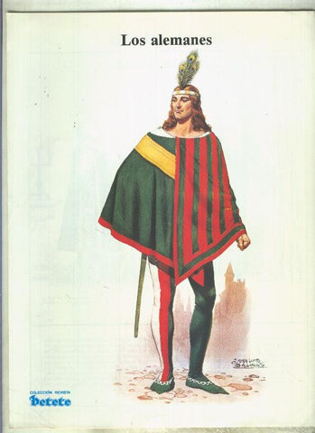Jose Lus Salinas. Historia del Traje: Los alemanes, 1 hoja numerada a mano 5