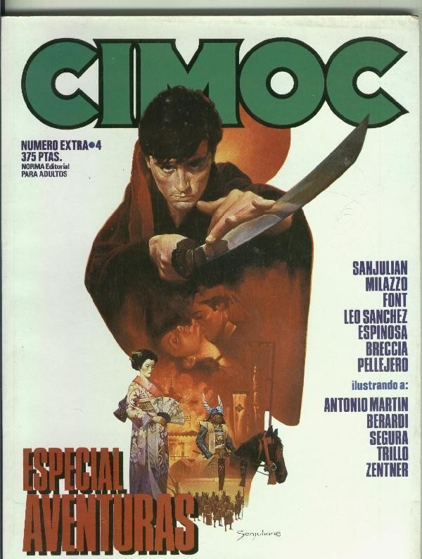 Cimoc extra 04: especial Aventuras (numerado 2 en interior cubierta trasera)