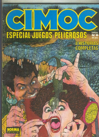 Cimoc extra numero 08:  Juegos Peligrosos (numerado 1 en interior cubierta)