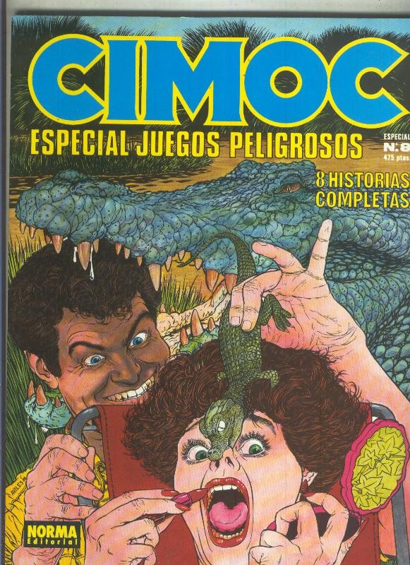 Cimoc extra numero 08:  Juegos Peligrosos (numerado 2 en interior cubierta)