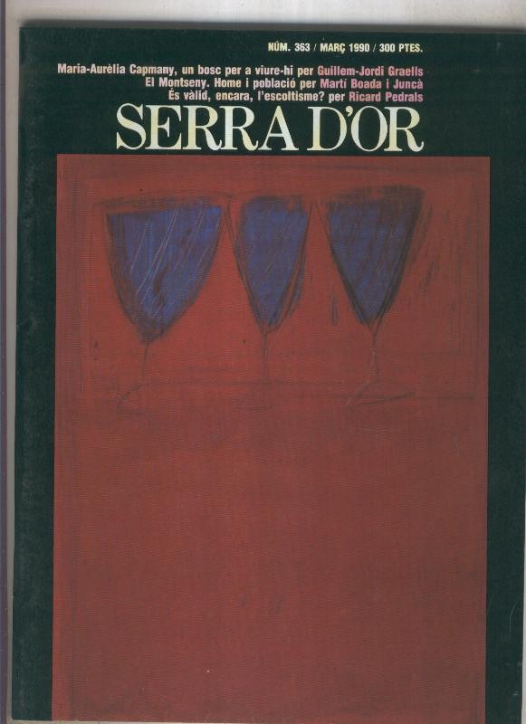 Serra D,Or numero 363: Maria-Aurelia Capmany
