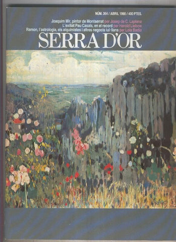 Serra D,Or numero 364: Joaquin Mir, pintor de montserrat