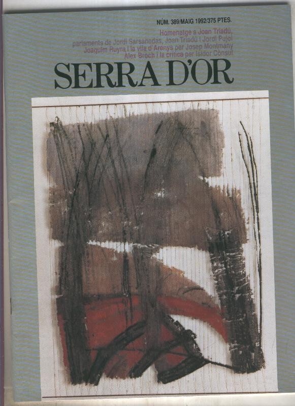 Serra D,Or numero 389: Joaquin Ruiyra i la vila de Arenys