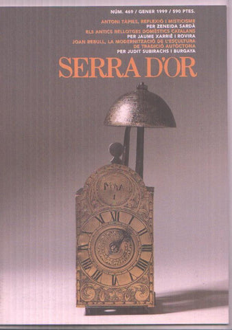 Serra D,Or numero 469: Antoni Tapies, reflexio i misticisme