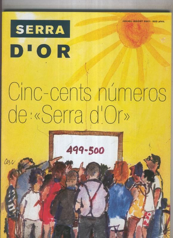 Serra D,Or numero 499-500: Ventura Pons