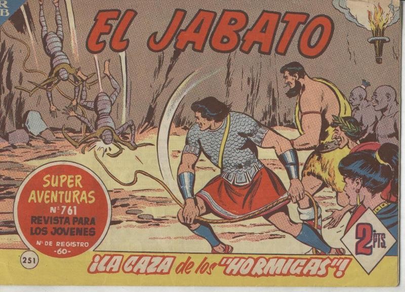 El Jabato original numero 251 (numerado 1 en trasera)