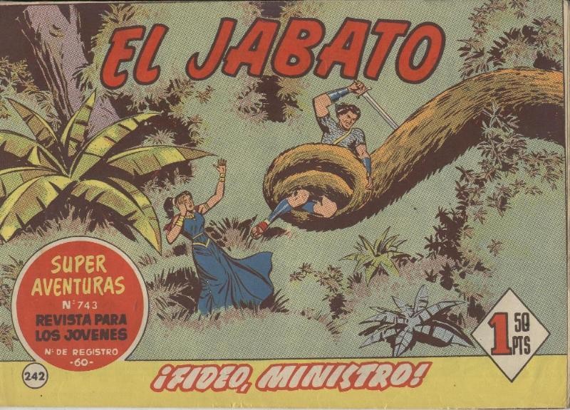 El Jabato original numero 242 (numerado 1 en trasera)