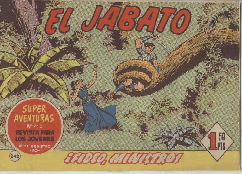 El Jabato original numero 242 (numerado 2 en trasera)