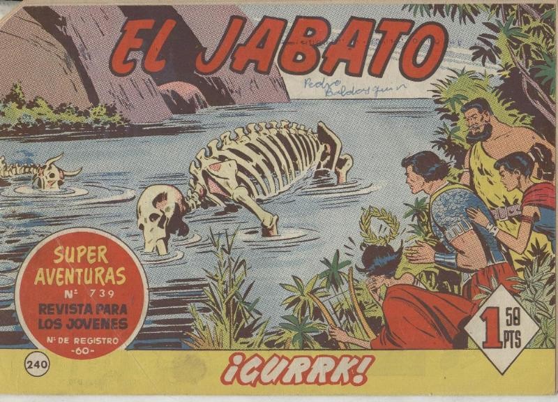 El Jabato original numero 240 (numerado 1 en trasera)
