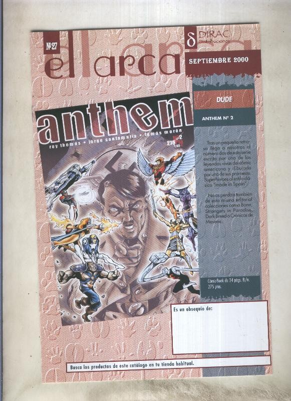 El Arca de Dirac numero 27. septiembre 2000