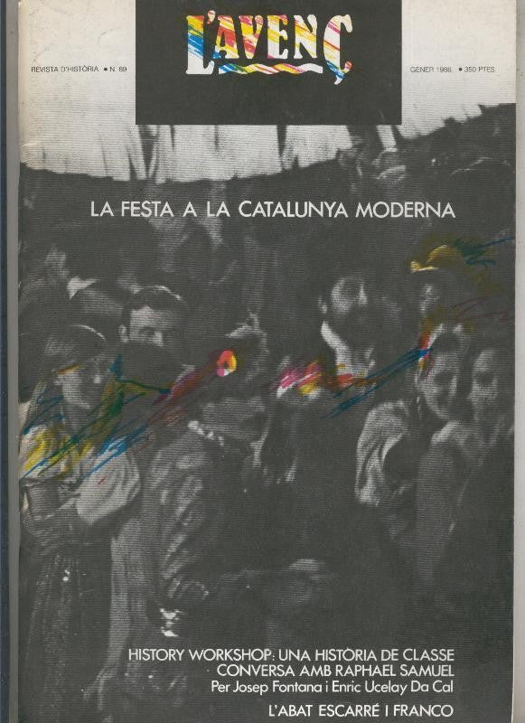 Revista L'Avenç numero 089: la festa a la catalunya moderna