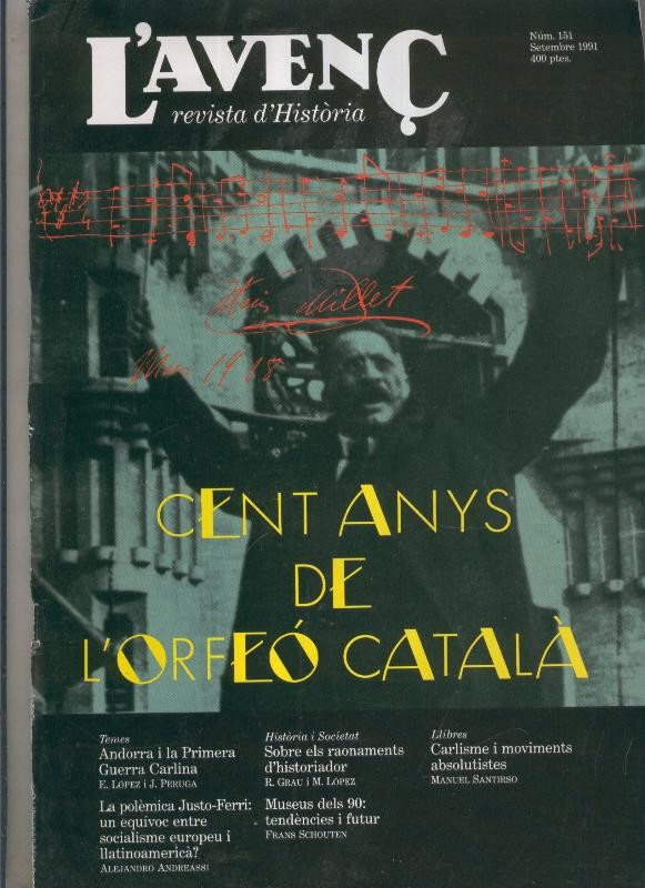 Revista L'Avenç numero 151: Andorra i la primera guerra carlina