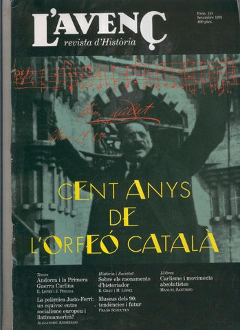 Revista L'Avenç numero 151: Andorra i la primera guerra carlina