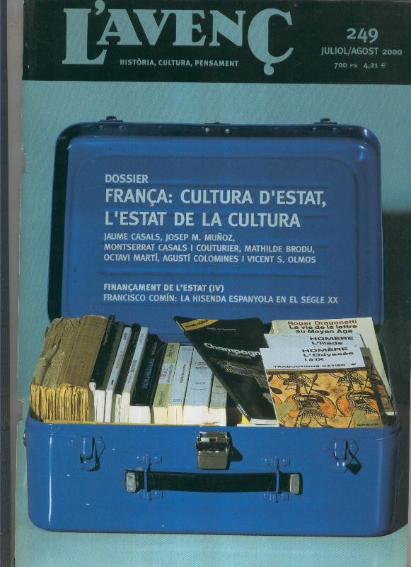 Revista L'Avenç numero 249: França, cultura d'estat