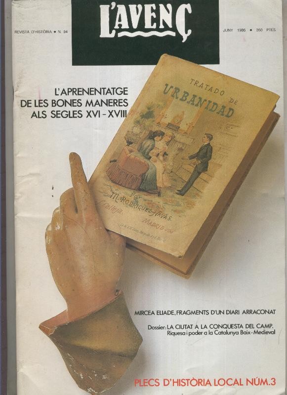Revista L'Avenç numero 094: L'aprenentatge de les bones maneres