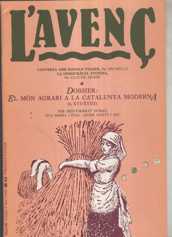 Revistsa L'Avenç numero 026: El mon agrari a la cataluna moderna