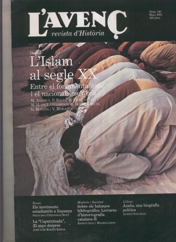 Revista L'Avenç numero 146: La Caputxinada 25 anys despres