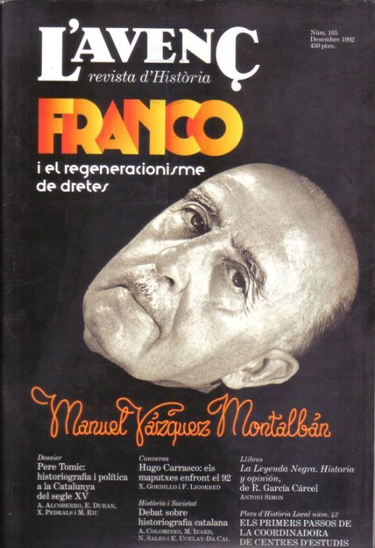 L'Avenç numero 165 : Franco i el regeneracionisme de dretes