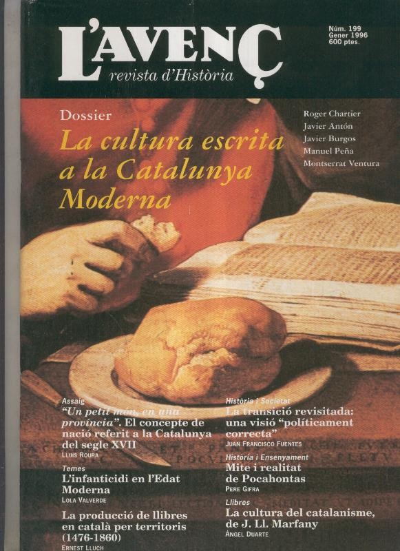 Revista L'Avenç numero 199: Mite i realitat de Pocahontas