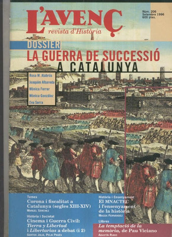 Revista L'Avenç numero 206: conversa con Roger Chartier