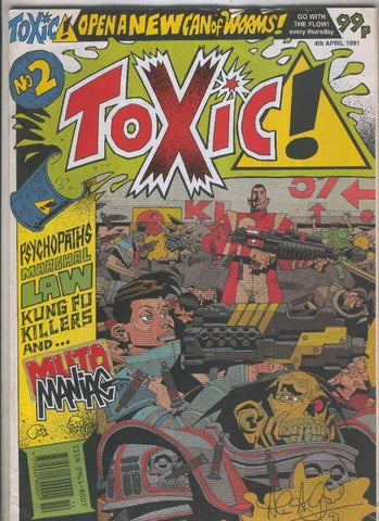 Toxic revista inglesa de comics numero 2
