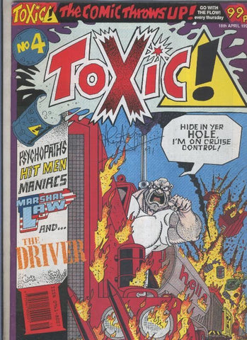 Toxic revista inglesa de comics numero 4