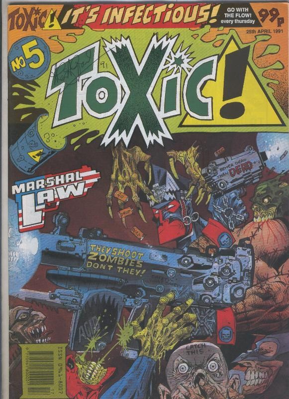 Toxic revista inglesa de comics numero 5