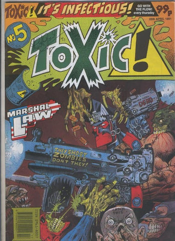 Toxic revista inglesa de comics numero 5