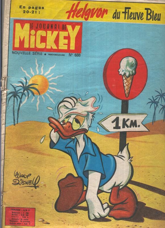 Le Journal de Mickey numero 0688