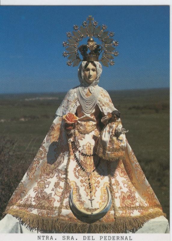 Postal Virgenes 0434 : Nuestra Señora del Pedernal, patrona de Basardilla (Segovia)