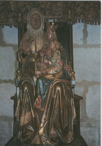 Postal Virgenes 1059  : Santa Ana, Museo Catedralicio, palencia