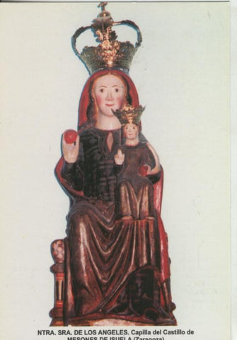 Postal 008991: Virgen Ntra Sra de los Angeles, Mesones de Isuela, Zaragoza