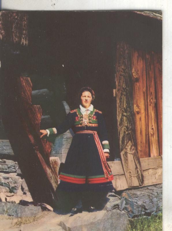 Postal 004950 : Traje nacional de Noruega