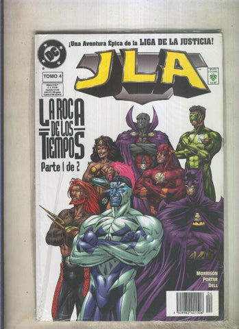 Liga de la Justicia JLA numero 4: La roca de los tiempos parte primera
