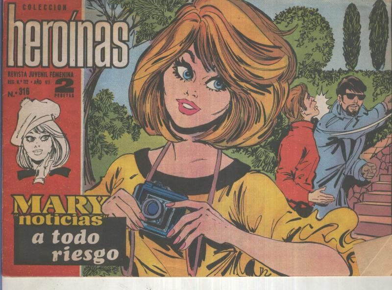 Mary Noticias numero 316 (traseran foto de David McCallum)