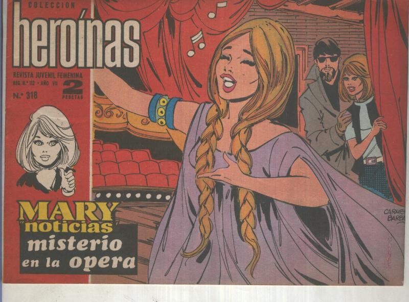 Mary Noticias numero 318 (trasera foto de Los Canarios)