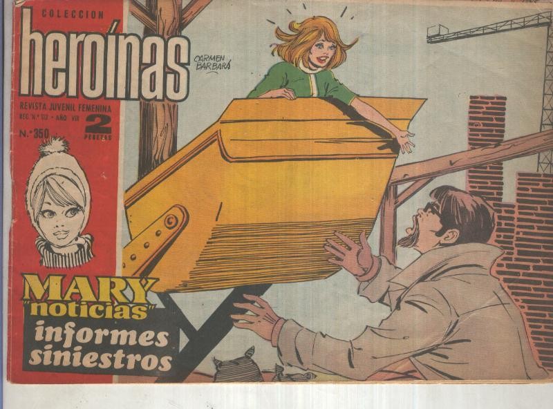 Mary Noticias numero 350 (trasera foto de Los Gritos)