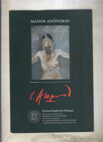 Manos anonimas: Carlos Alonso (con tarjeta postal adicional)