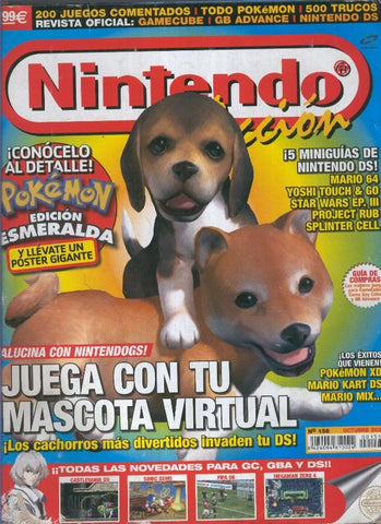 Nintendo numero 155 (bajos de la cubierta con leve deterioro por mordedura algun animal compañia)