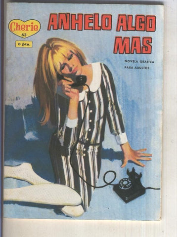 Cherie numero 063: trasera foto de Gene Barry