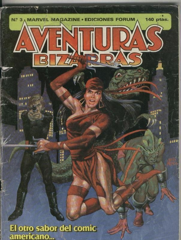 Aventuras Bizarras numero 03: Elektra (numerado 1 en interior cubierta)