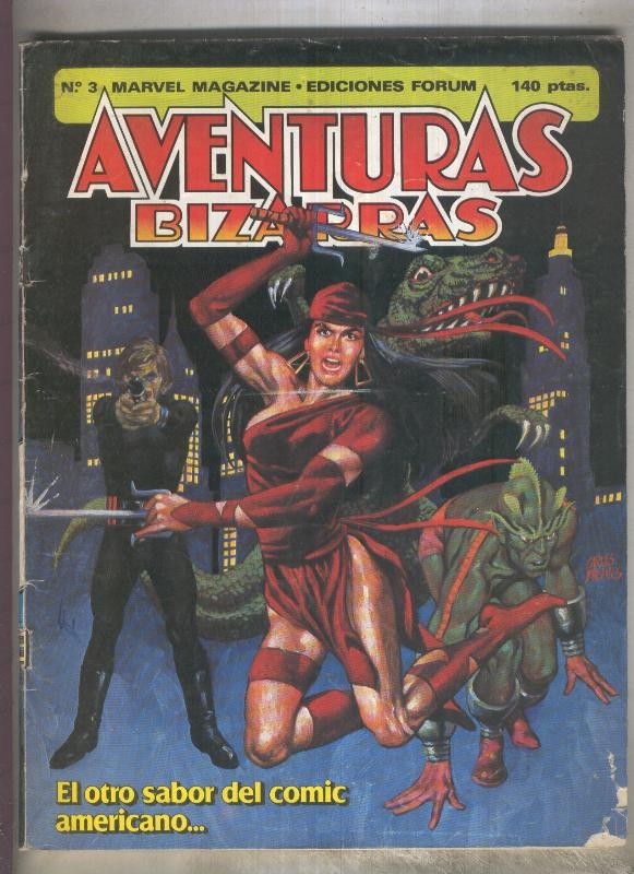 Aventuras Bizarras numero 03: Elektra (numerado 5 en interior cubierta)