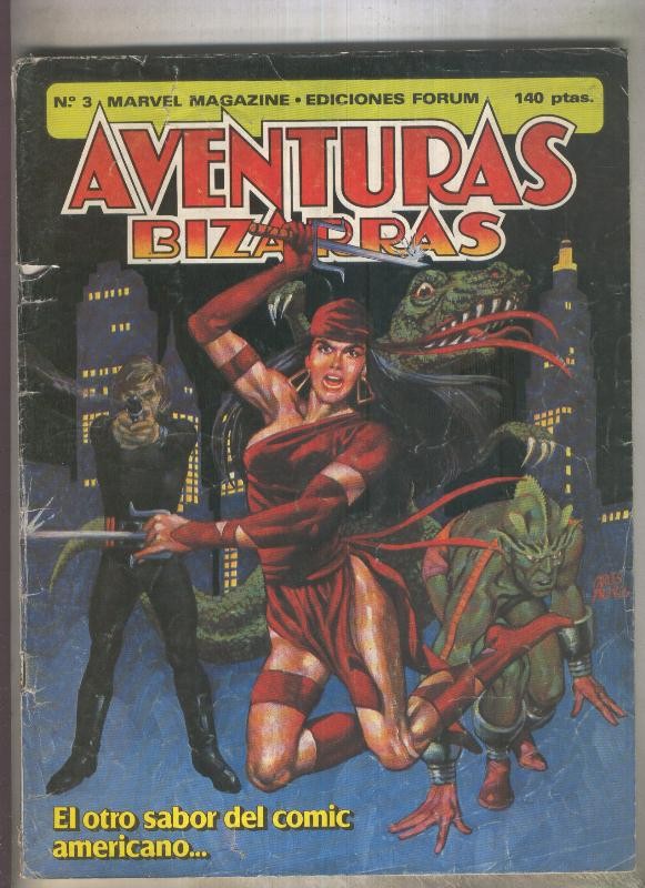 Aventuras Bizarras numero 03: Elektra (numerado 6 en interior cubierta)