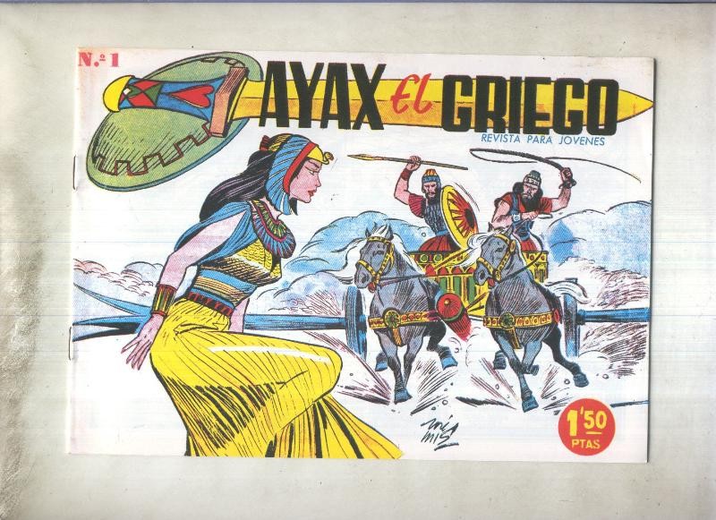 Ayax el Griego facsimil numero 01: Ayax el griego