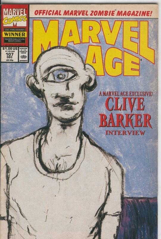 Marvel Age numero 107 de 1991