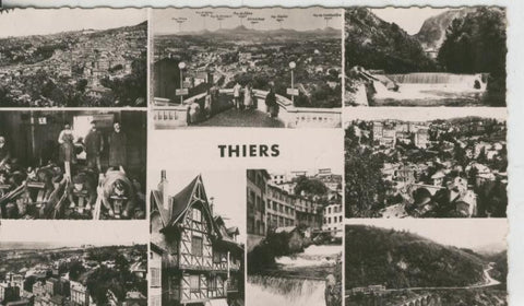 Postal 008914: Vistas de Thiers