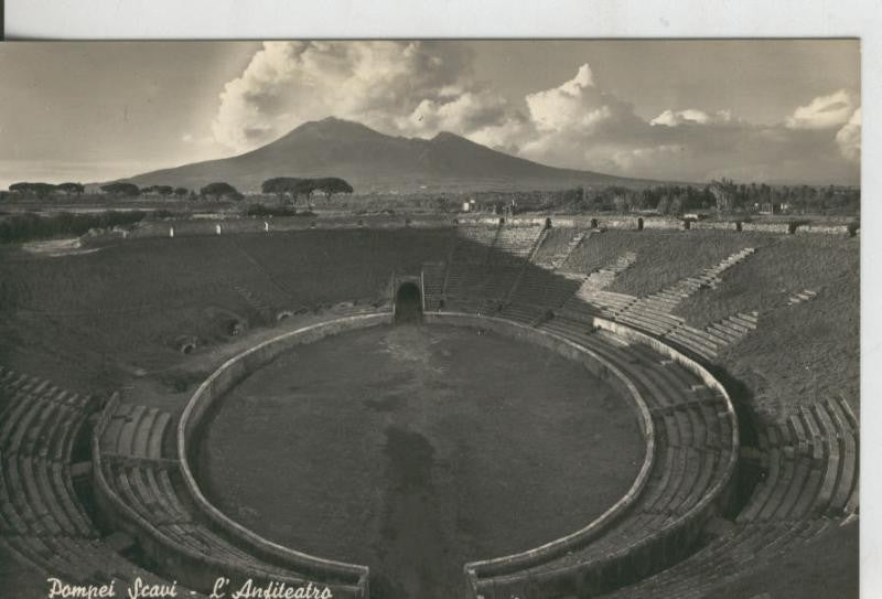 Postal 008904: Anfiteatro de Pompeya,Napoles, italia