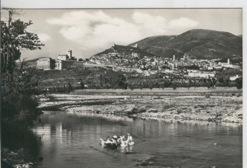 Postal 008893: Assisi panorama dal Tescio