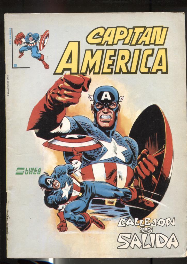 Surco: Capitan America numero 5 (numerado 1 en trasera)