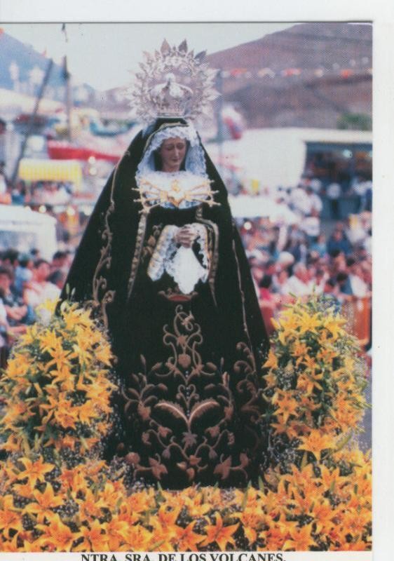 Postal Virgenes 324 : Nuestra Señora de los Volcanes, patrona de Lanzarote